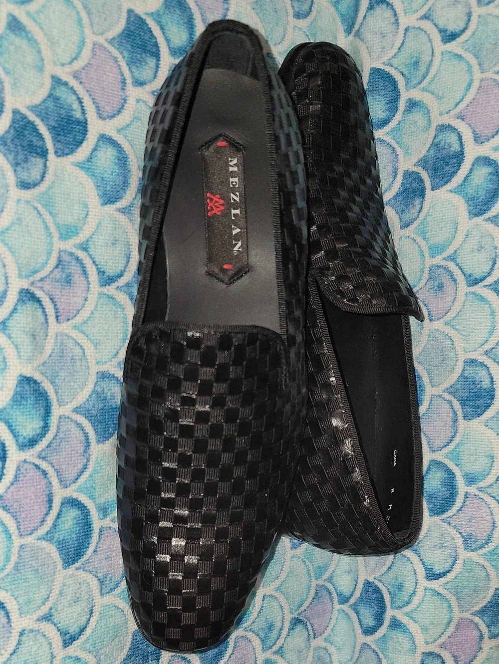 Mezlan Caba Loafers Black Men's Size 8M